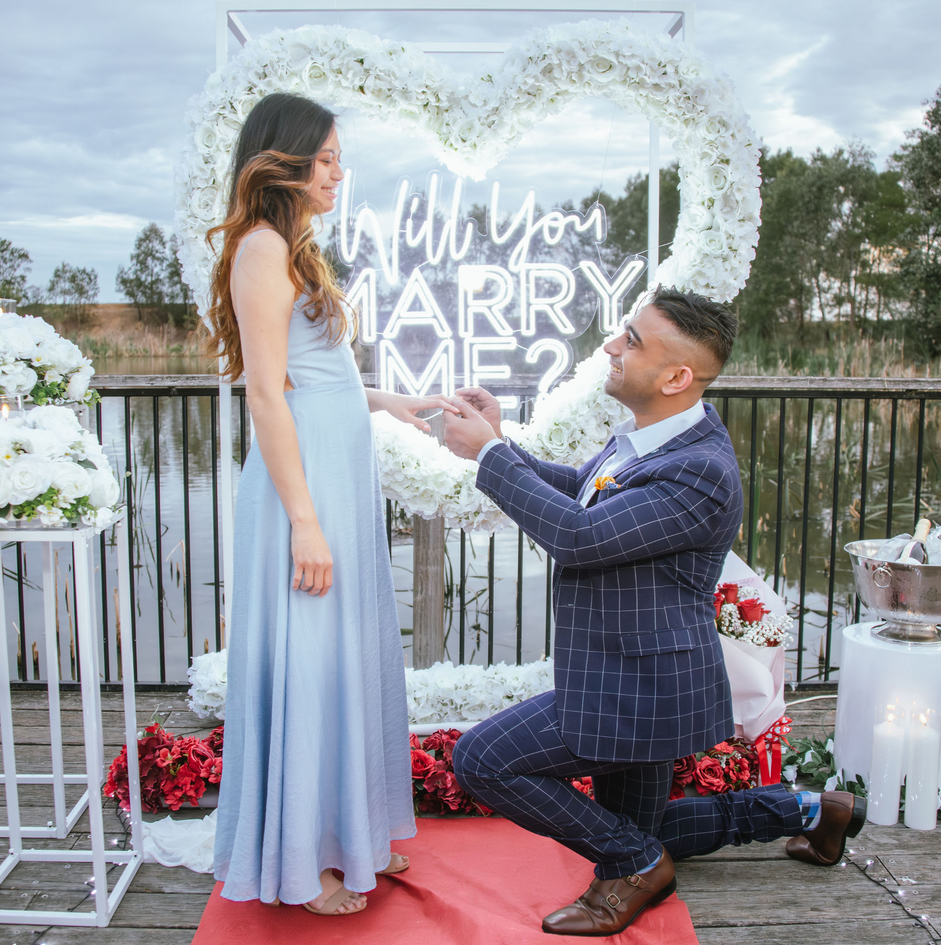 Proposals made special by the setting