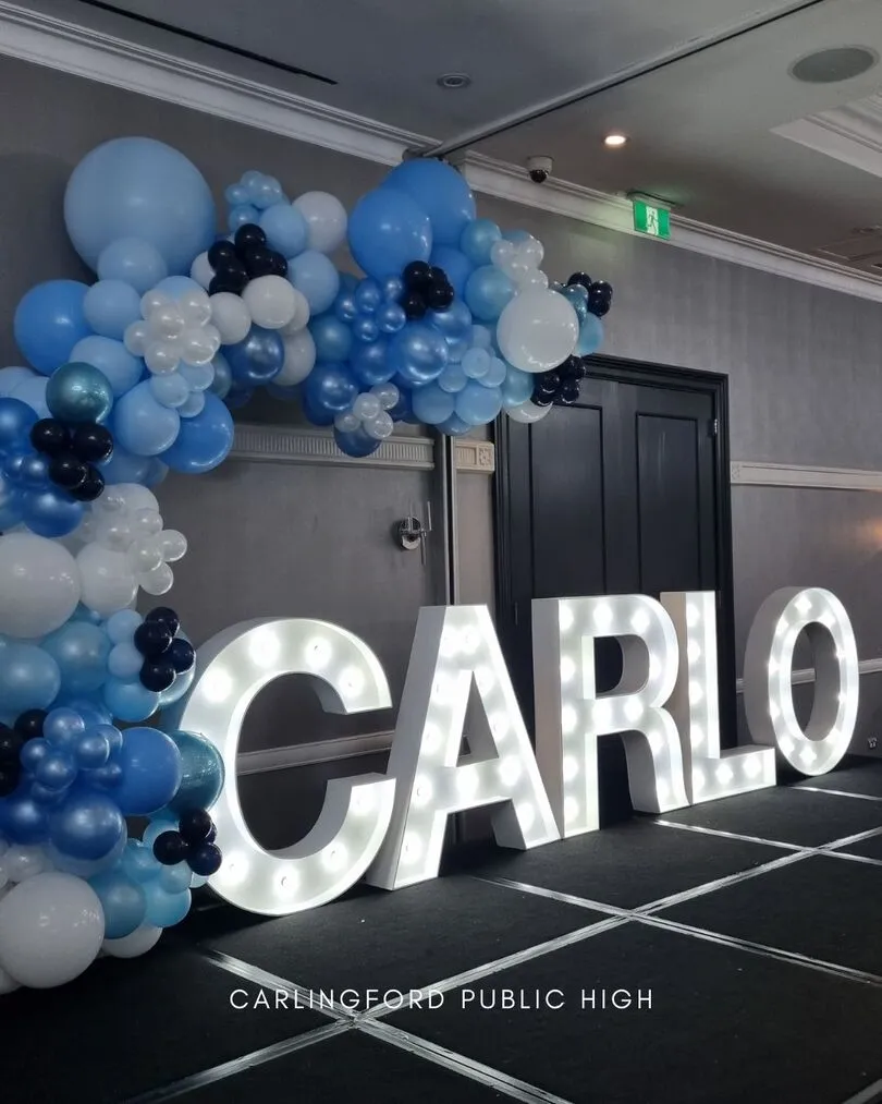Light Up Names for Graduation Celebrations