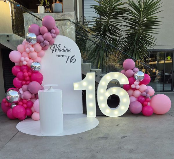 1.2m Light Up Number Hire - Image 5