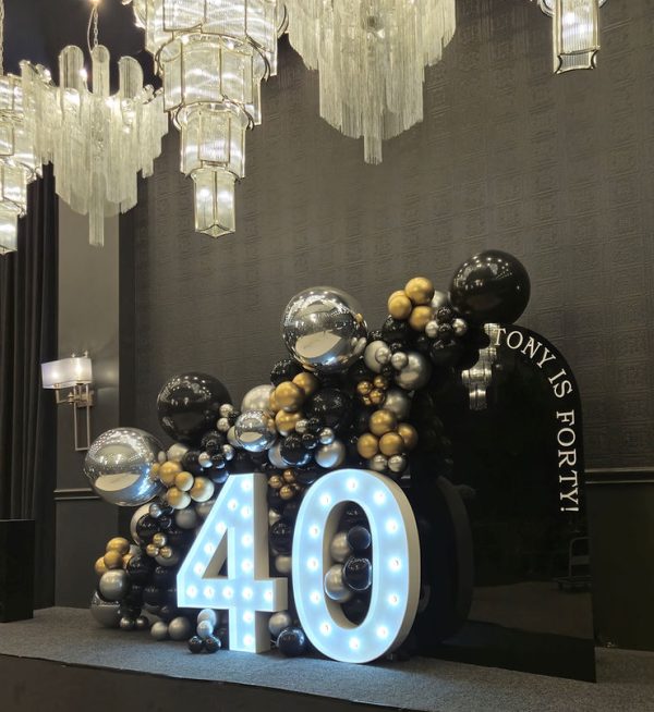 1.2m Light Up Number Hire - Image 4