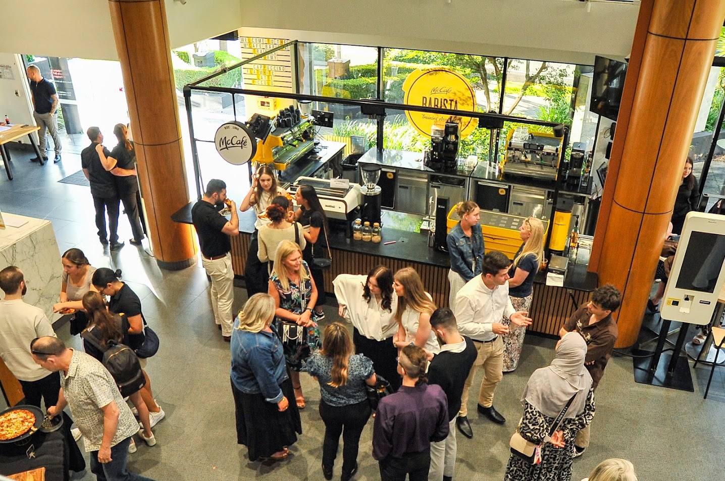 McDonalds Graduates Mingle