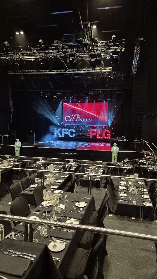 The stage is set for the KFC Corporate Event