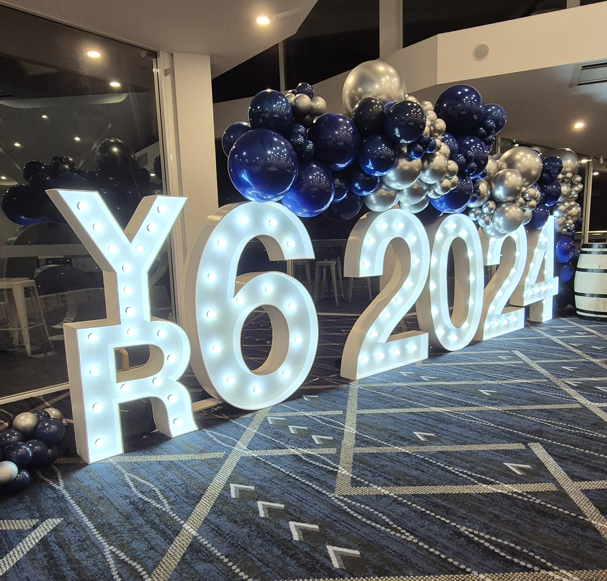 Y6 Graduation Light Up Letters