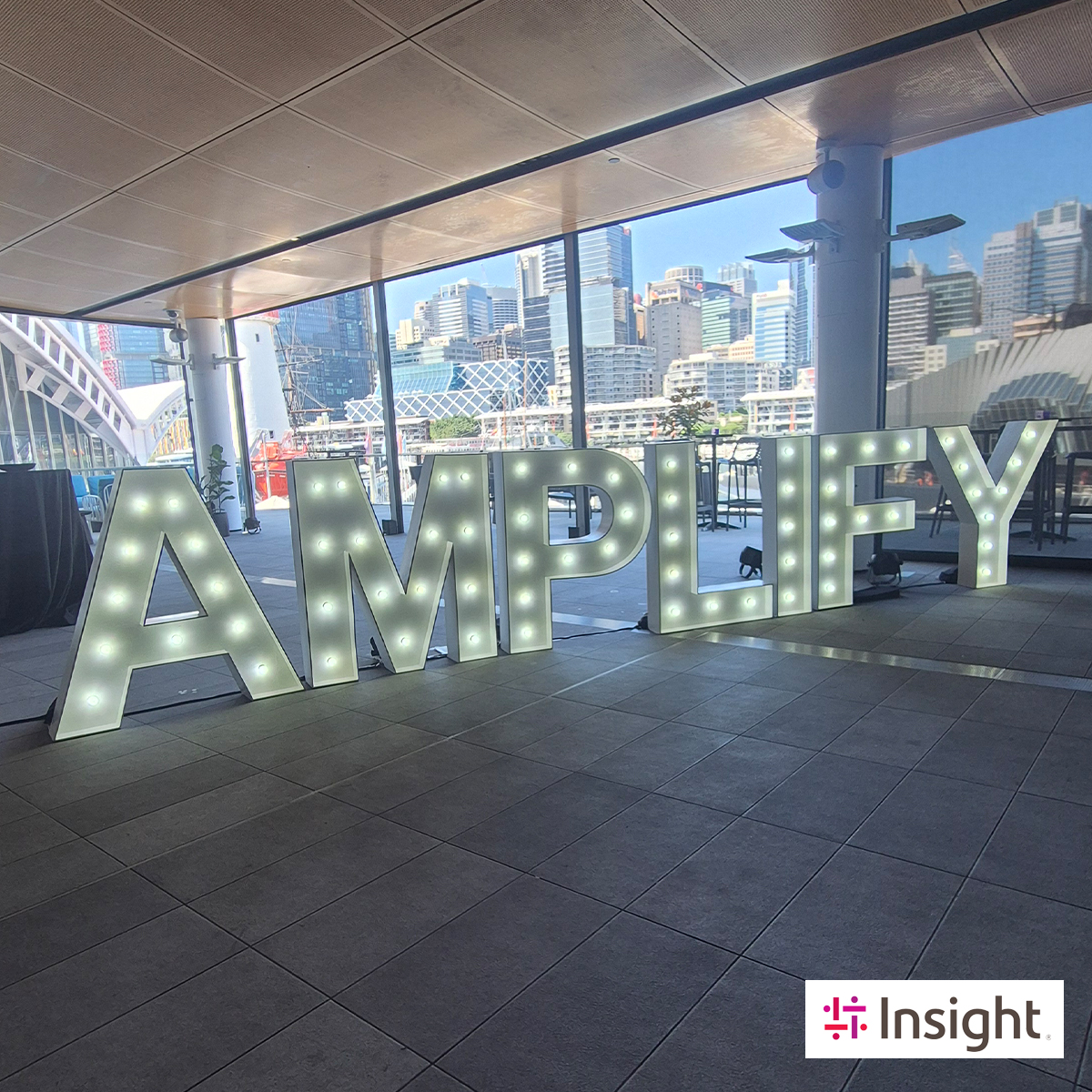 light up letters corporate