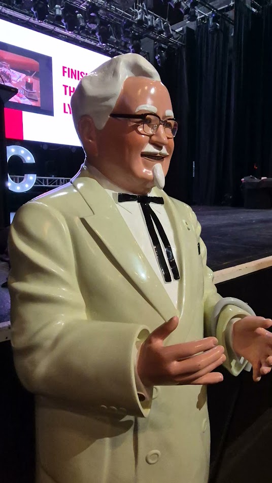The Colonel at KFC Corporate Event