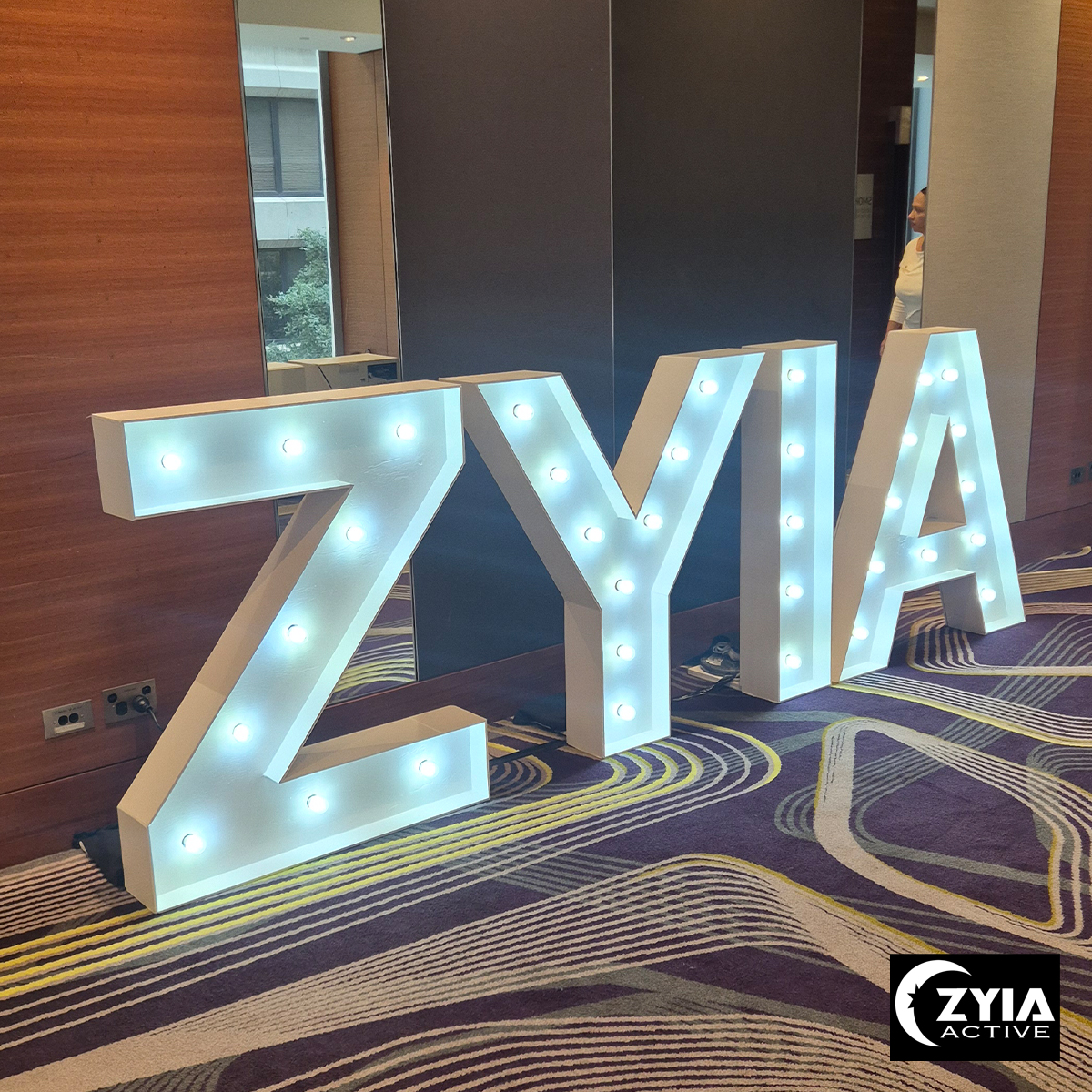 light up letters corporate