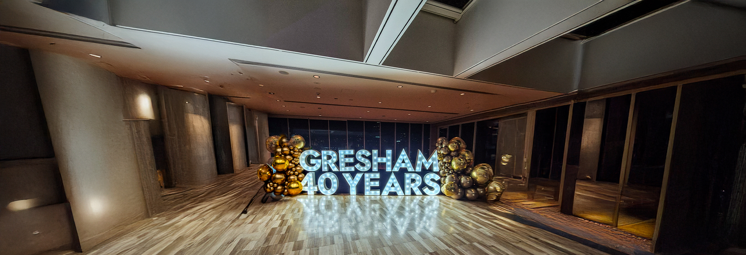 light up letters corporate